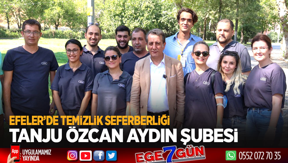 Başkan Yetişkin Tanju Özcan gibi çöp topluyor!..