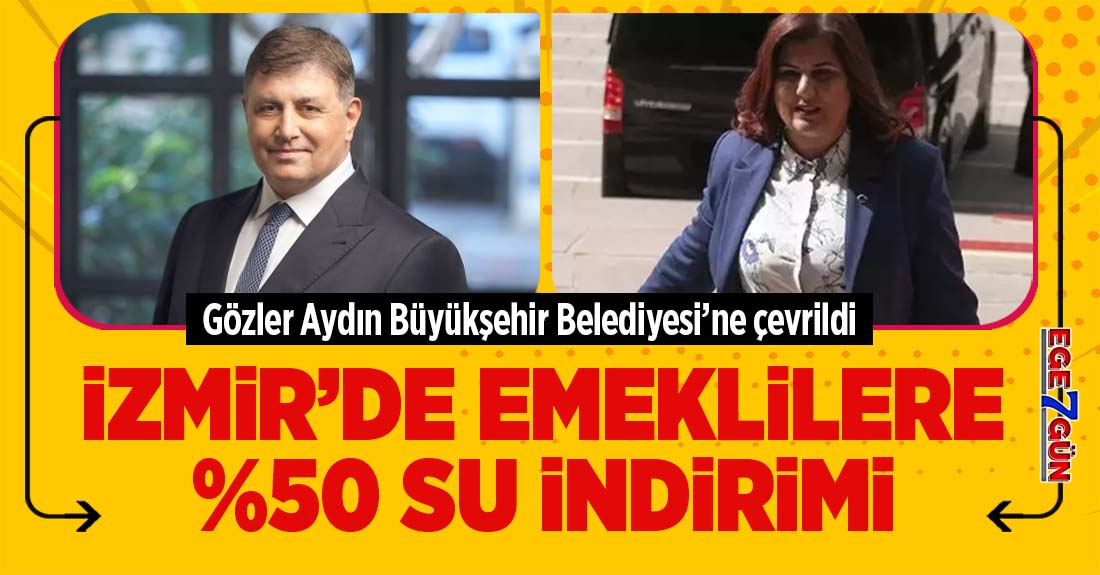 Emeklilere su faturalarında yüzde 50 indirim