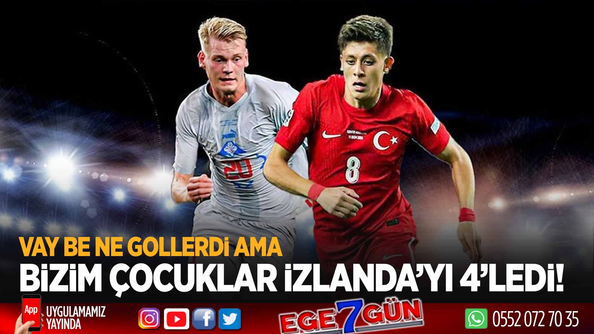 İzlanda - Türkiye: 2-4 (MAÇ SONUCU)