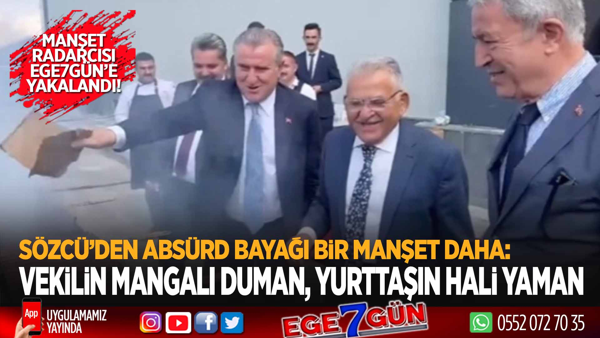 Manşet Radarcısı Ege7Gün'e yakalandı