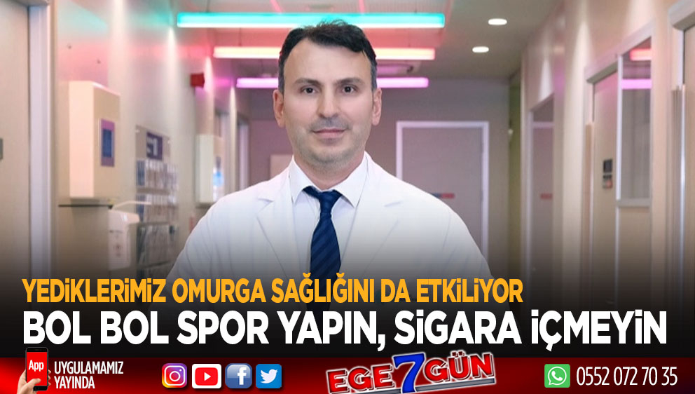 Yediklerimiz omurga sağlığını da etkiliyor!